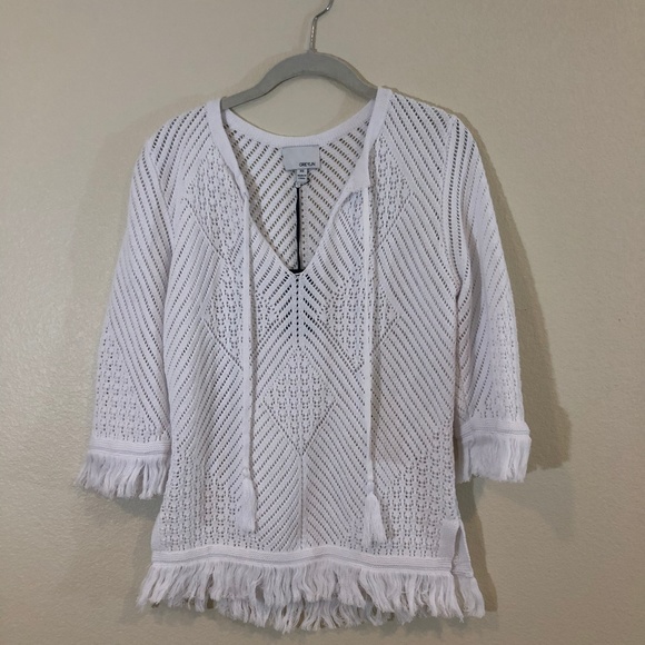 NWT - Greylin - Samira Macrame Cotton Top - Picture 2 of 4